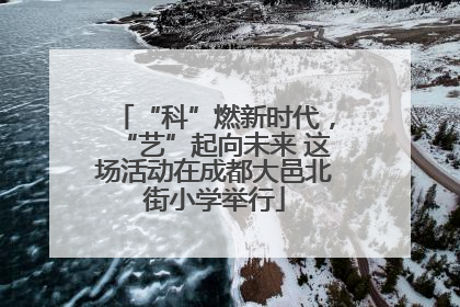 “科”燃新时代，“艺”起向未来 这场活动在成都大邑北街小学举行