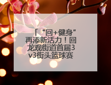 “回+健身”再添新活力！回龙观街道首届3v3街头篮球赛点燃夏日激情