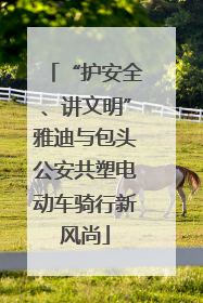 “护安全、讲文明”雅迪与包头公安共塑电动车骑行新风尚