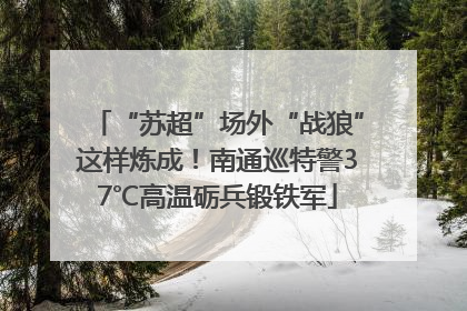 “苏超”场外“战狼”这样炼成！南通巡特警37℃高温砺兵锻铁军