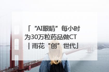 “AI眼睛”每小时为30万粒药品做CT｜雨花“创”世代