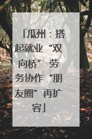 瓜州：搭起就业“双向桥” 劳务协作“朋友圈”再扩容