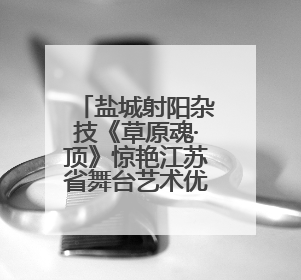 盐城射阳杂技《草原魂·顶》惊艳江苏省舞台艺术优秀小型作品调演