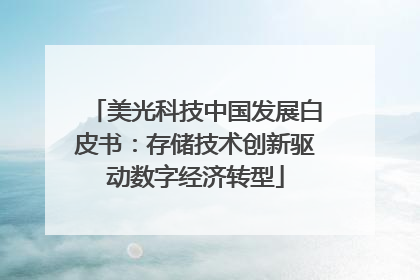 美光科技中国发展白皮书：存储技术创新驱动数字经济转型