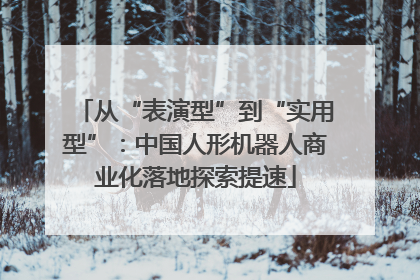 从“表演型”到“实用型”：中国人形机器人商业化落地探索提速