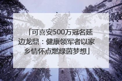 可喜安500万冠名延边龙鼎：健康领军者以家乡情怀点燃绿茵梦想