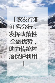 农发行浙江省分行：发挥政策性金融优势，助力传统村落保护利用