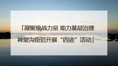 凝聚统战力量 助力基层治理 神堂沟街道开展“四进”活动