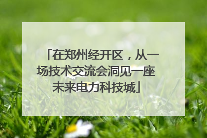 在郑州经开区，从一场技术交流会洞见一座未来电力科技城