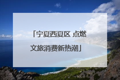 宁夏西夏区 点燃文旅消费新热潮