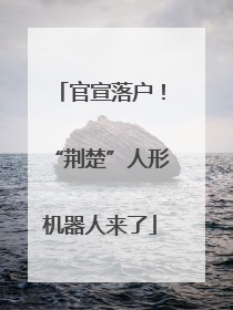 官宣落户！“荆楚”人形机器人来了