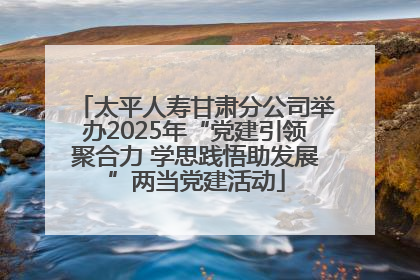 太平人寿甘肃分公司举办2025年“党建引领聚合力 学思践悟助发展”两当党建活动