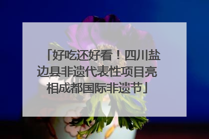 好吃还好看！四川盐边县非遗代表性项目亮相成都国际非遗节