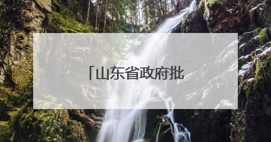 山东省政府批复：一民办高校变更为公办