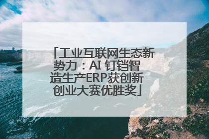 工业互联网生态新势力：AI 钉铛智造生产ERP获创新创业大赛优胜奖