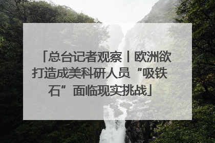 总台记者观察丨欧洲欲打造成美科研人员“吸铁石”面临现实挑战