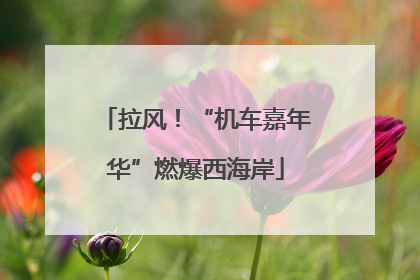 拉风！“机车嘉年华”燃爆西海岸