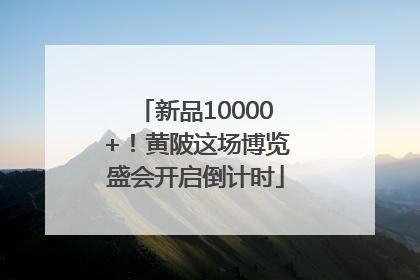 新品10000+！黄陂这场博览盛会开启倒计时