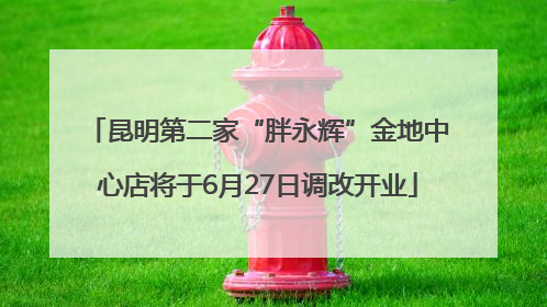 昆明第二家“胖永辉”金地中心店将于6月27日调改开业