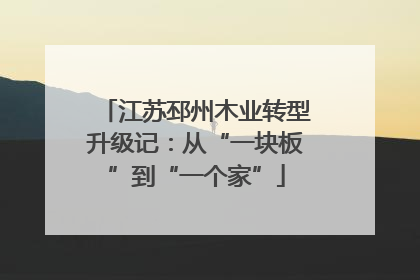 江苏邳州木业转型升级记：从“一块板”到“一个家”