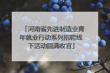河南省先进制造业青年就业行动系列招聘线下活动圆满收官