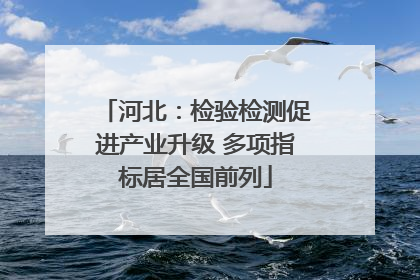 河北：检验检测促进产业升级 多项指标居全国前列