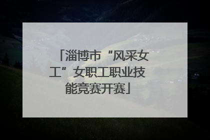 淄博市“风采女工”女职工职业技能竞赛开赛