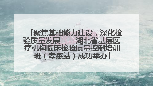 聚焦基础能力建设，深化检验质量发展——湖北省基层医疗机构临床检验质量控制培训班（孝感站）成功举办