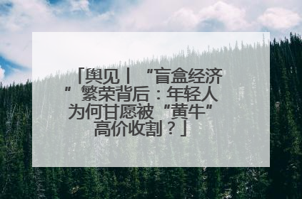 舆见丨“盲盒经济”繁荣背后：年轻人为何甘愿被“黄牛”高价收割？