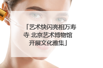 艺术快闪亮相万寿寺 北京艺术博物馆开展文化雅集