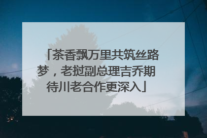 茶香飘万里共筑丝路梦，老挝副总理吉乔期待川老合作更深入