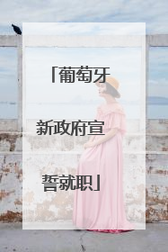 葡萄牙新政府宣誓就职