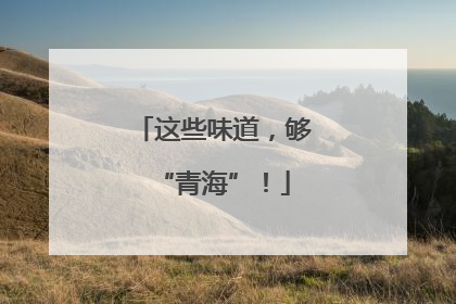 这些味道，够“青海”！