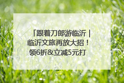 跟着刀郎游临沂｜临沂文旅再放大招！领6折&立减5元打车券，使用后还有2张5折券免费领！