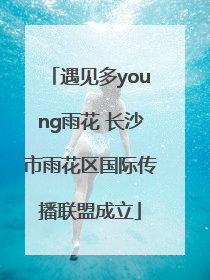 遇见多young雨花 长沙市雨花区国际传播联盟成立