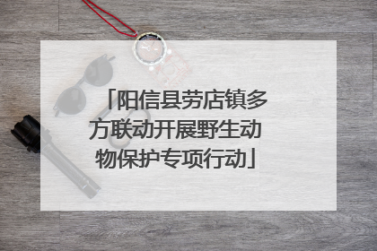 阳信县劳店镇多方联动开展野生动物保护专项行动