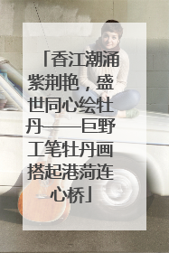 香江潮涌紫荆艳，盛世同心绘牡丹——巨野工笔牡丹画搭起港菏连心桥