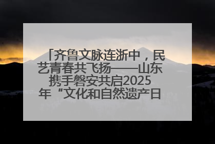 齐鲁文脉连浙中，民艺青春共飞扬——山东携手磐安共启2025年“文化和自然遗产日”系列活动