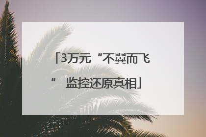 3万元“不翼而飞” 监控还原真相