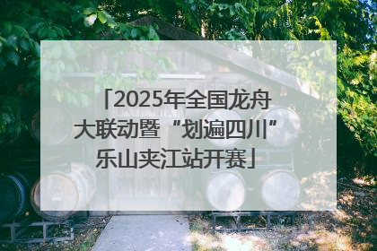 2025年全国龙舟大联动暨“划遍四川”乐山夹江站开赛