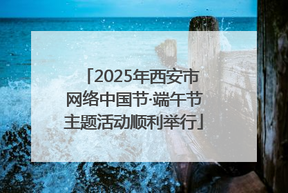 2025年西安市网络中国节·端午节主题活动顺利举行