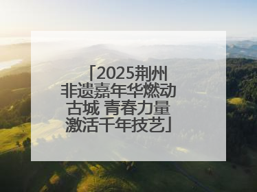2025荆州非遗嘉年华燃动古城 青春力量激活千年技艺
