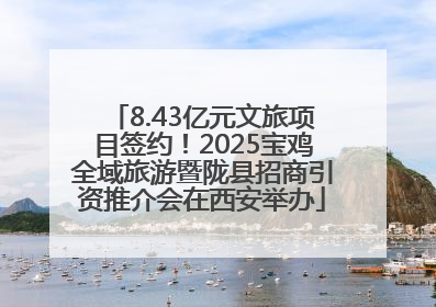 8.43亿元文旅项目签约！2025宝鸡全域旅游暨陇县招商引资推介会在西安举办