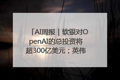 AI周报｜软银对OpenAI的总投资将超300亿美元；英伟达市值重回美股第一